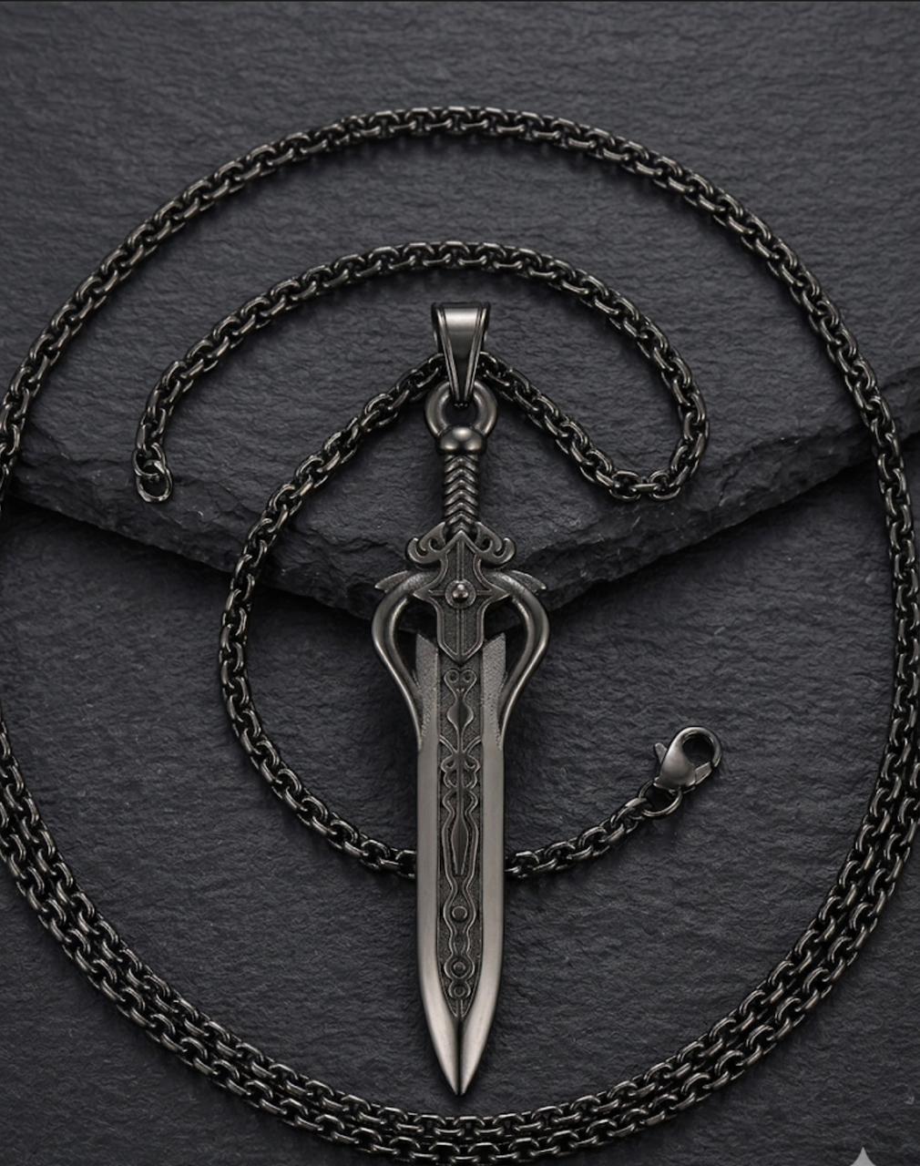 Khanjar-e-Wafa | Silver Pendant