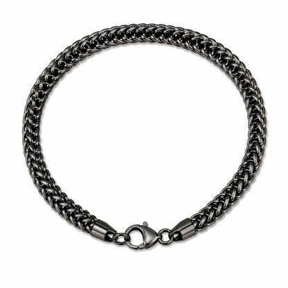 Midnight Link Bracelet – Stealth Stainless Steel