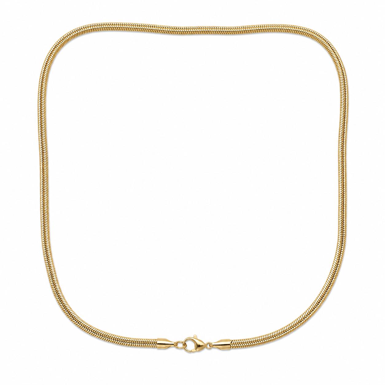 The Silk Gold Chain – Premium Herringbone Necklace