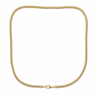 The Silk Gold Chain – Premium Herringbone Necklace
